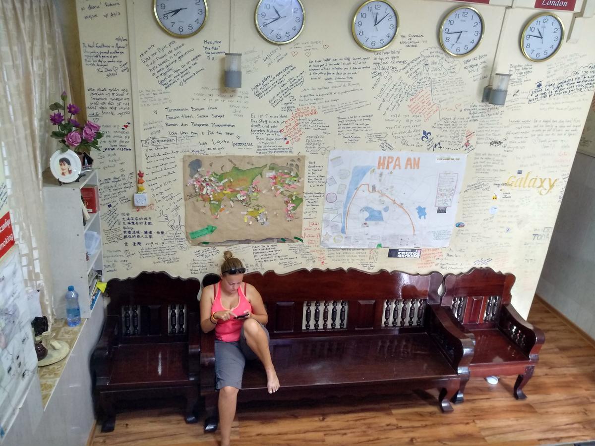 Galaxy Motel Hpa-An Dış mekan fotoğraf